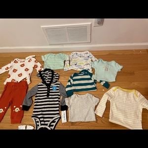 Baby boy clothing lot 3-6m carters
